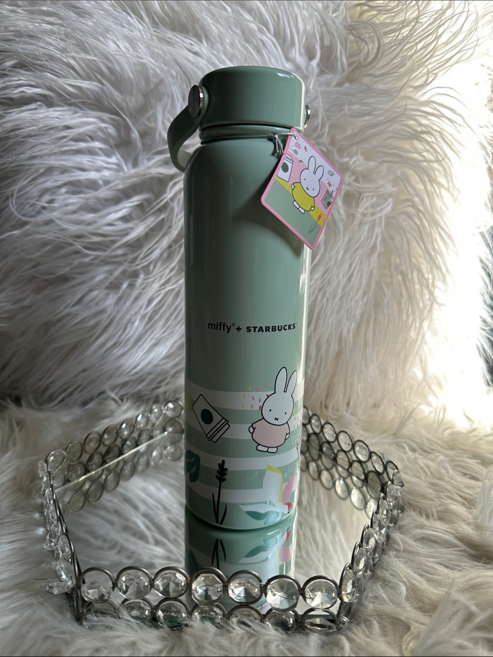 Starbucks Miffy Mint Green Stainless Steel Travel Bottle